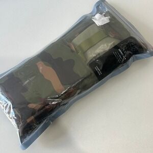 Herschel Supply Travel Amenity Kit Standard Issue Eye Mask Pillow Slippers L/XL